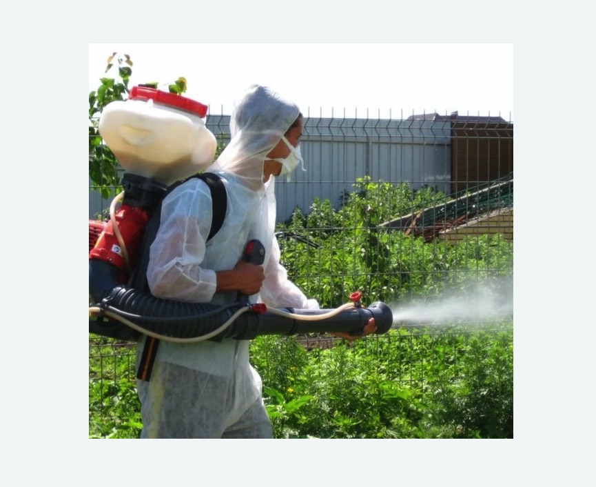 Акарицидная обработка территории в Нязепетровске